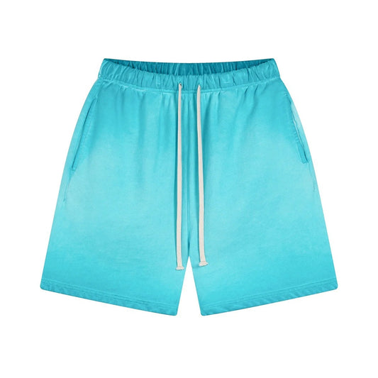 Belleza Turquoise Washed Shorts
